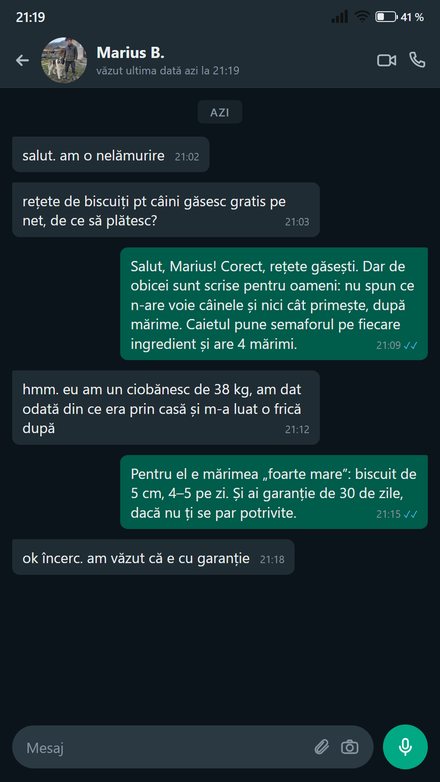 Un sceptic întreabă de ce să plătească, dacă găsește rețete pe net