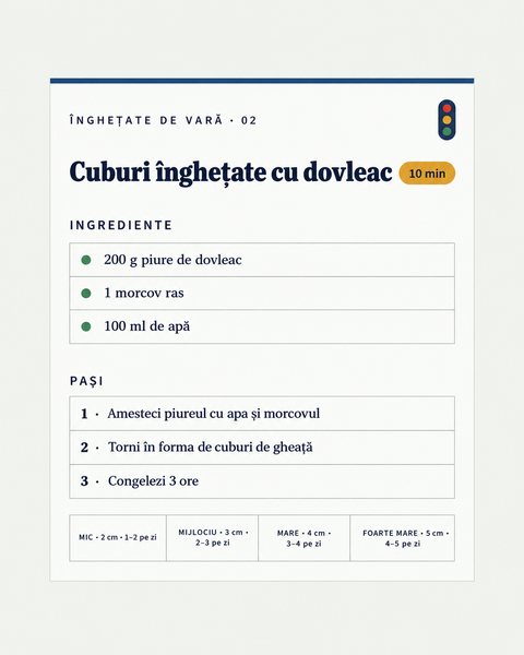 Înghețate de vară: cuburi înghețate cu dovleac