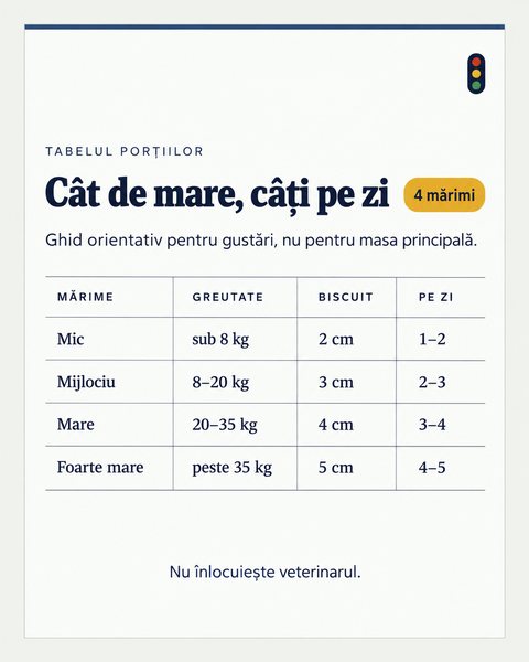 Tabelul porțiilor: cât de mare, câți pe zi
